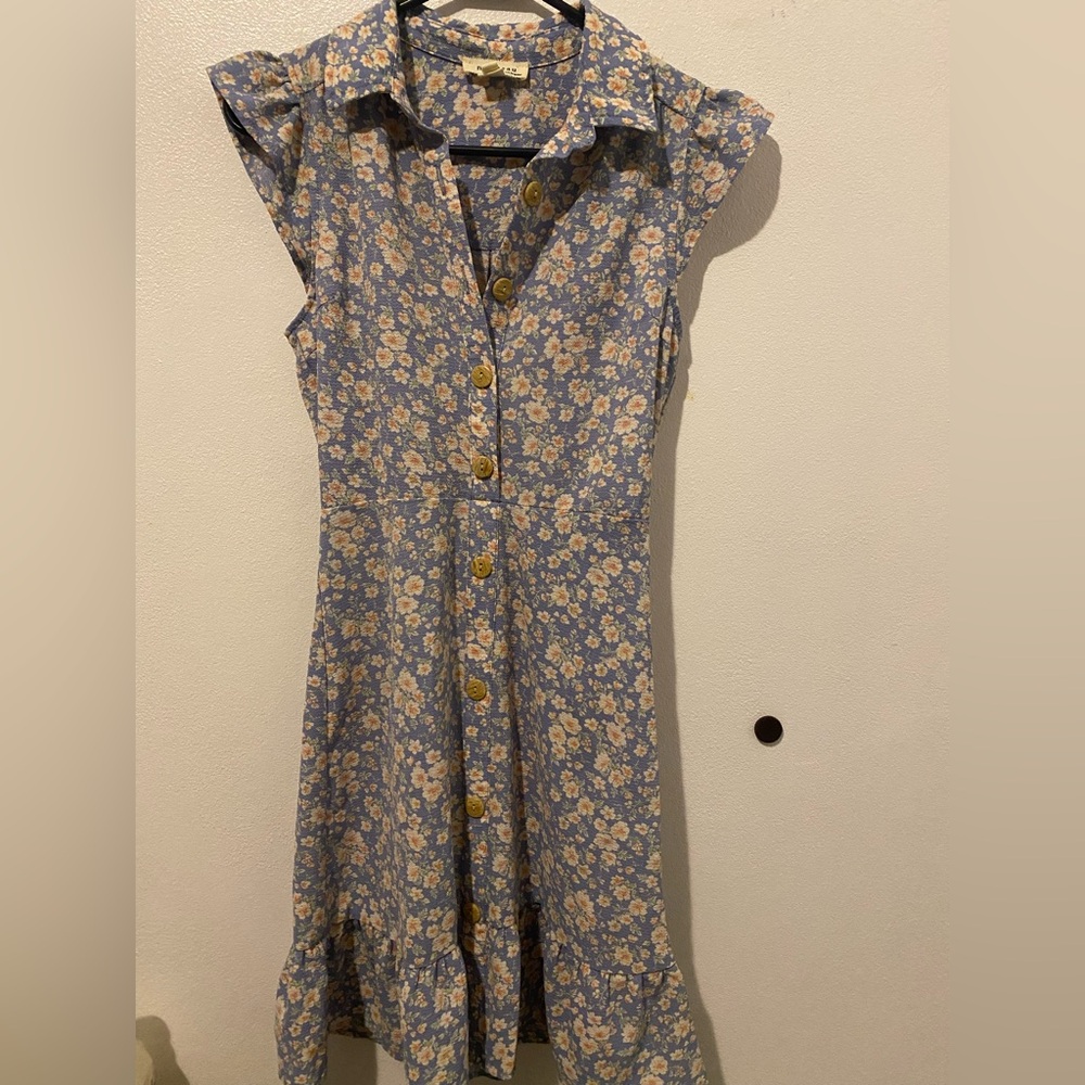 flower print dress
